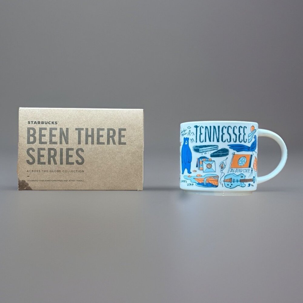 Starbucks Tennessee Been There Series Coffee Tea Mug Ceramic Cup 14 oz New W SKU